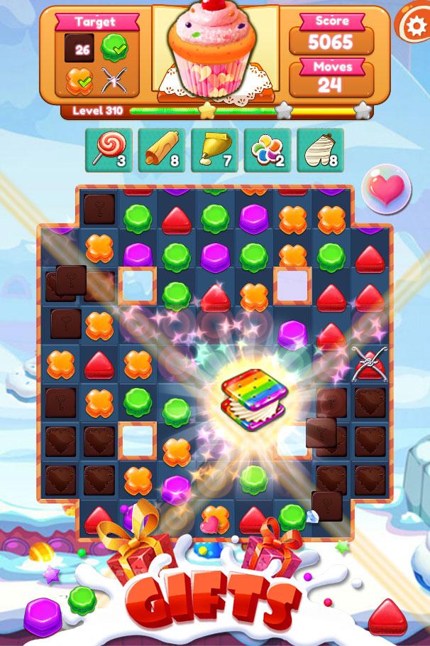 Cookies Jam 2018 - Match 3 Puzzle截图4