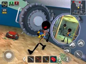 Bank Robbery Royale - Battle Simulator截图2