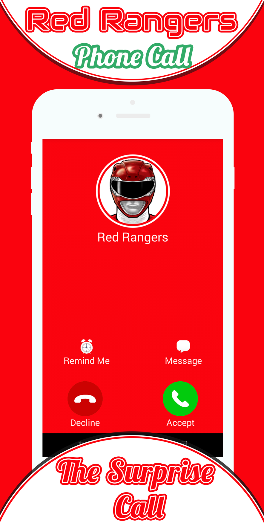 Phone Call From Red Rangers Superhero截图1