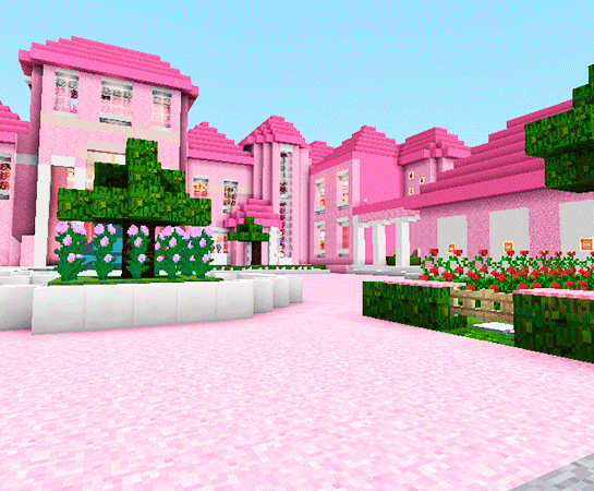 Pink dollhouse games map for MCPE roblox ed.截图3