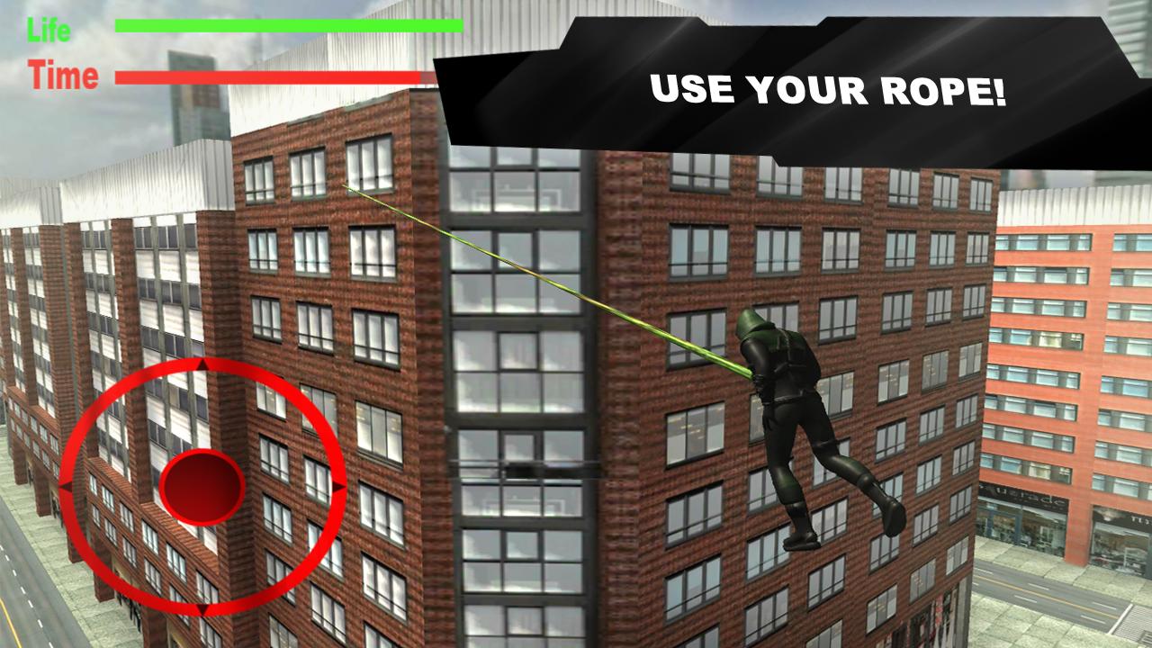 Green Rope Hero in City截图2