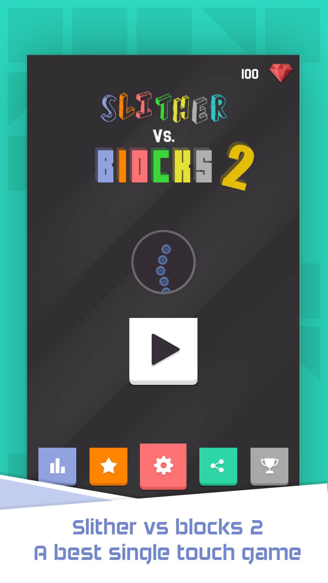 Slither vs Blocks 2截图1