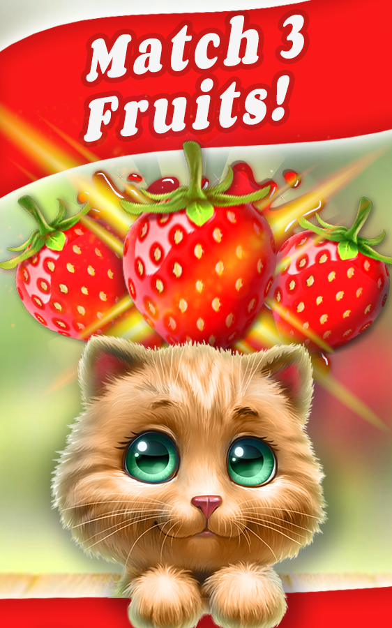 Cat Match Story: Fruit City截图2