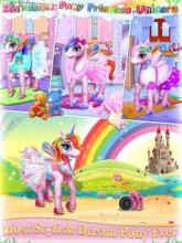 Rainbow Pony Princess Unicorn Beauty Makeover截图2