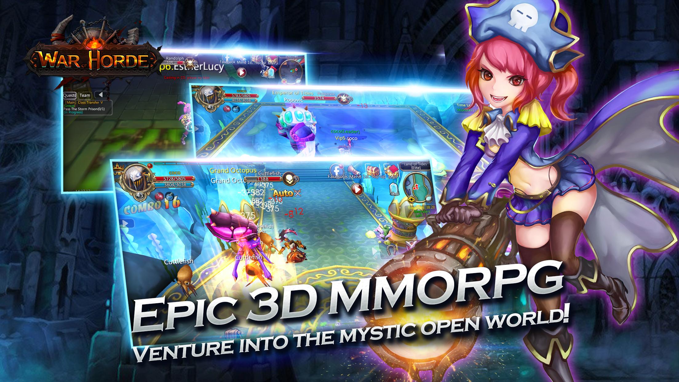 War of Horde - Epic 3D MMORPG截图5