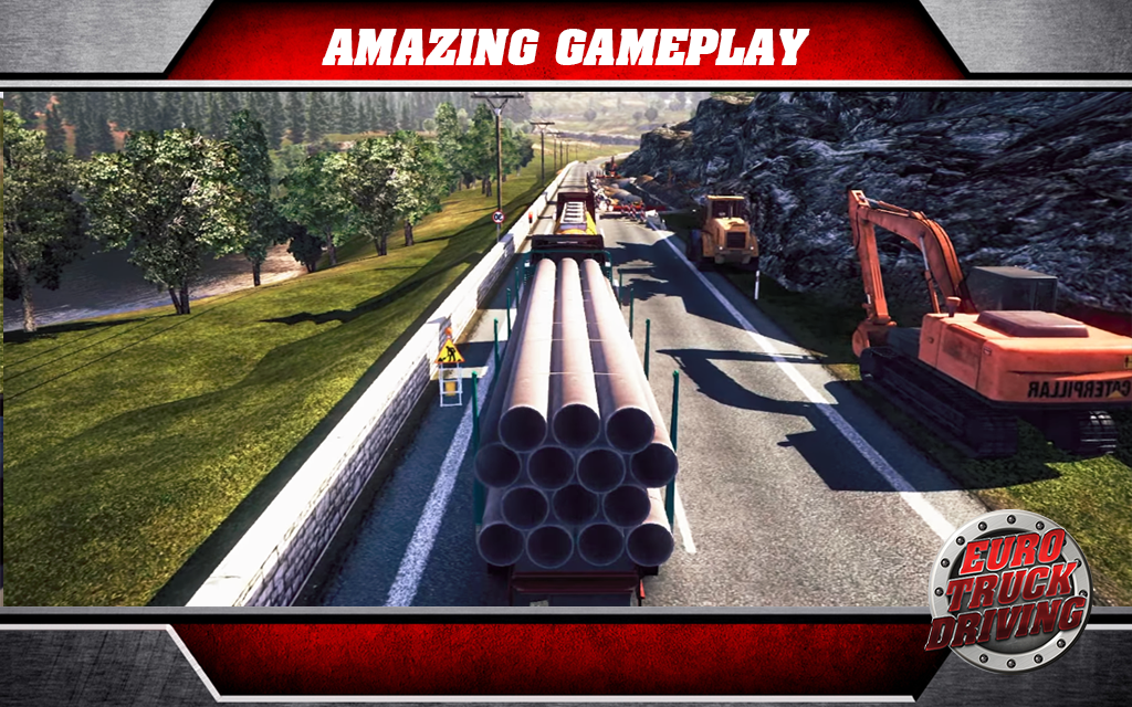 Euro Truck Driving : Cargo Delivery Simulator Game截图2