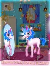 Rainbow Pony Princess Unicorn Beauty Makeover截图5