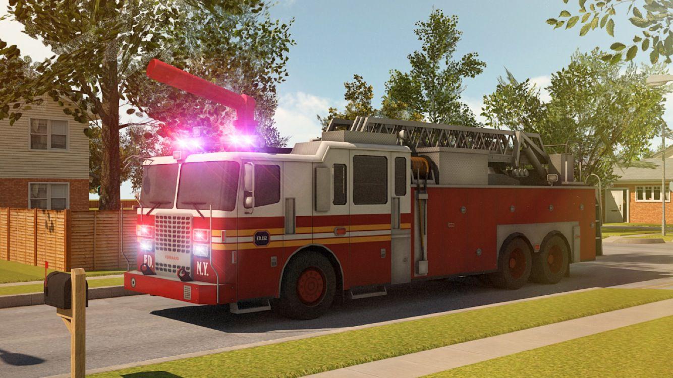 Fire Truck Simulator 3D Parking Games 2017截图5