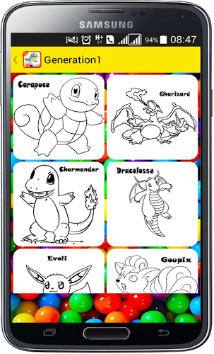 Pokemonster Coloring Book截图2