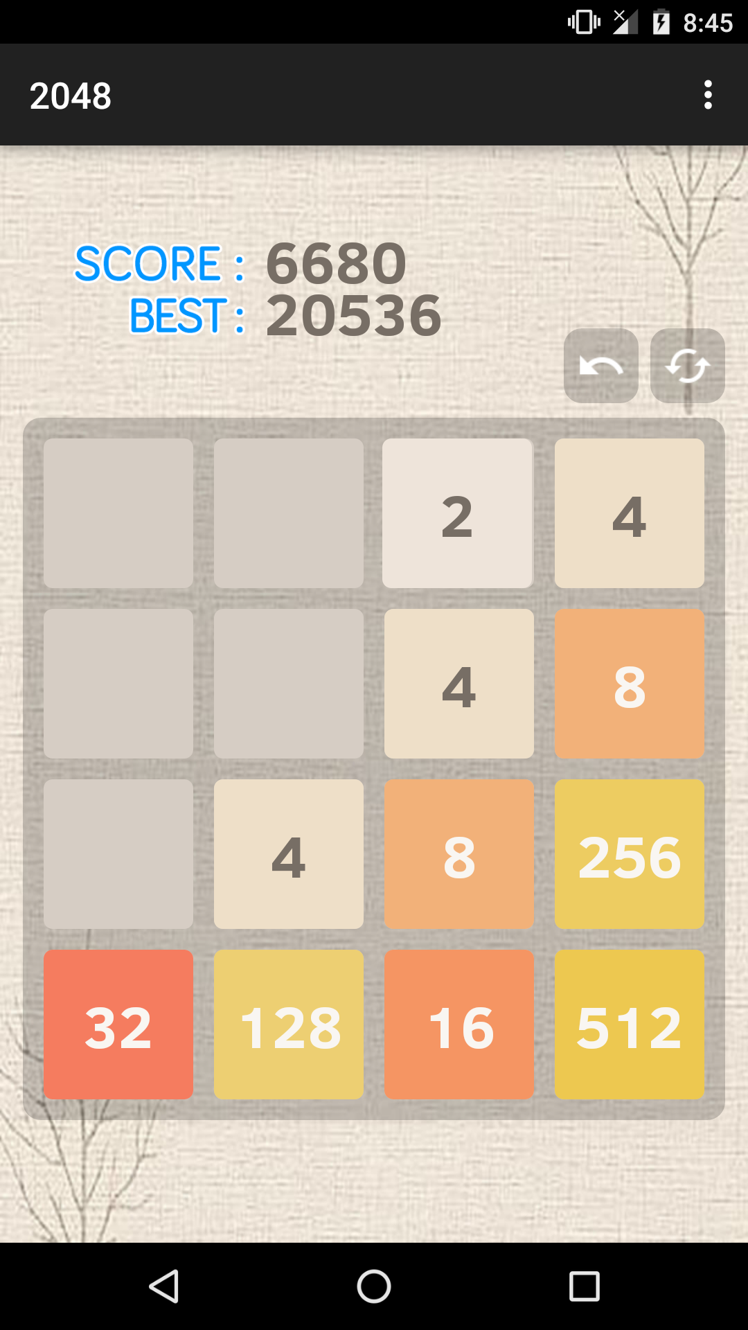 2048 puzzle game free截图3