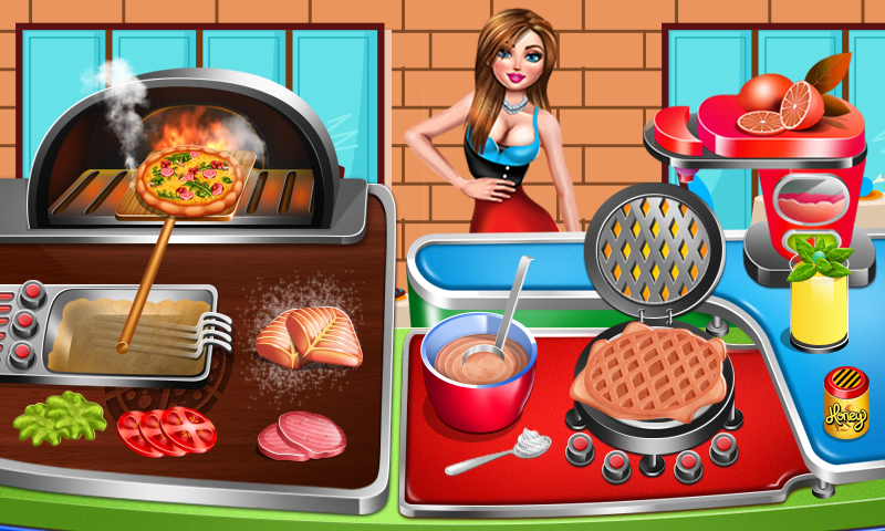烹饪时间 - 食物游戏截图2