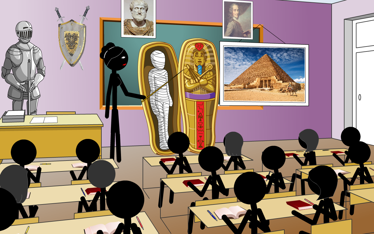 Stickman. School evil - history截图3