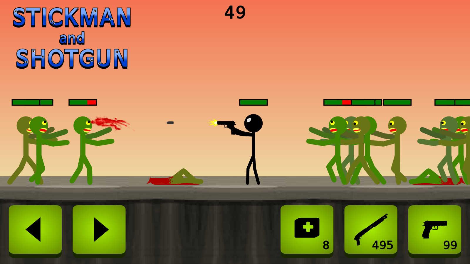 Stickman and Shotgun截图2