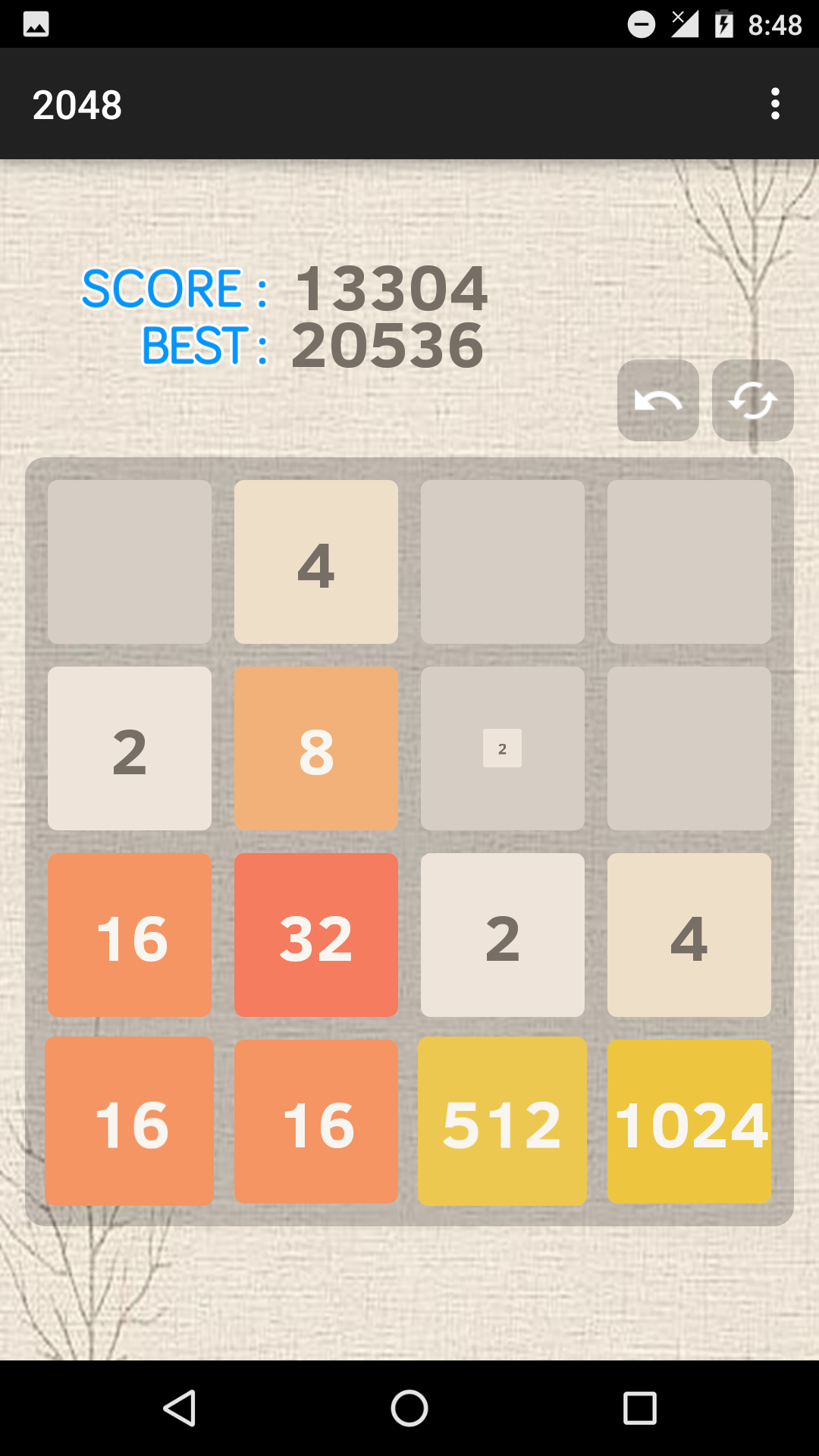 2048 puzzle game free截图2