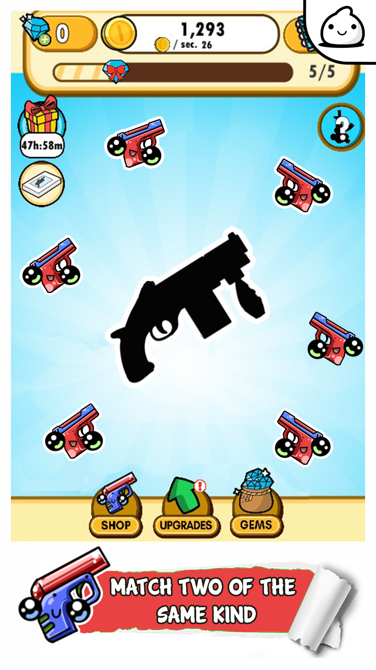 Guns Evolution - Idle Cute Clicker Game Kawaii截图2