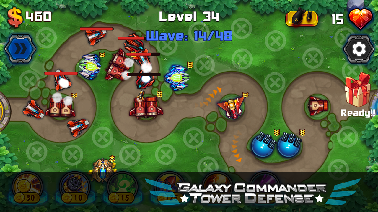 Galaxy Commander Tower defense截图5