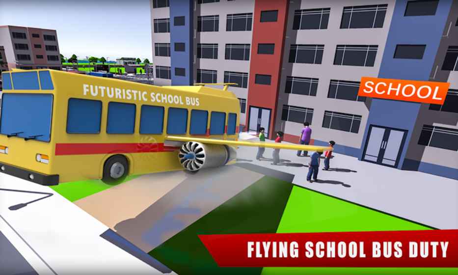 Flying Bus Simulator截图4