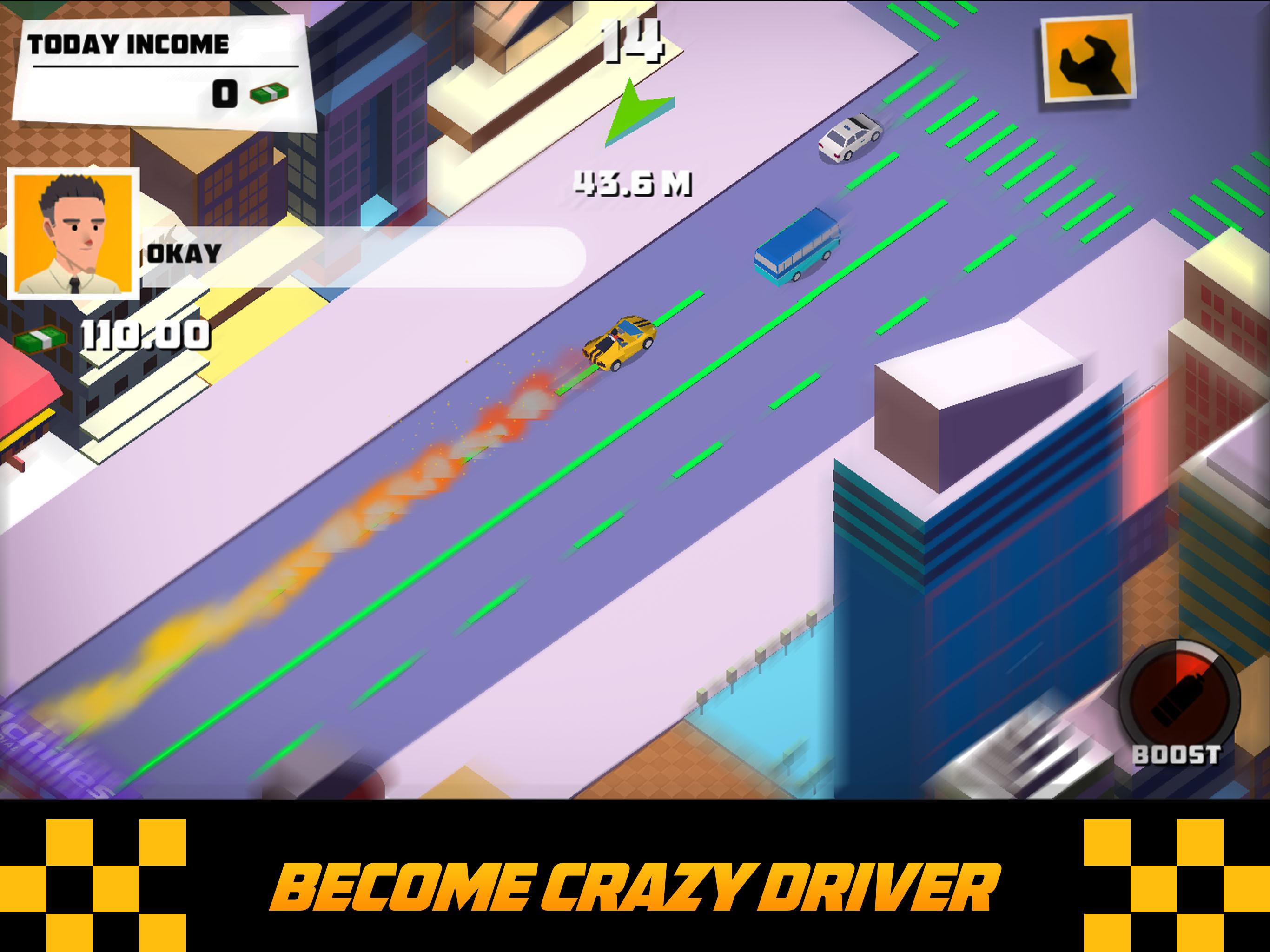 Crazy Traffic Taxi截图2