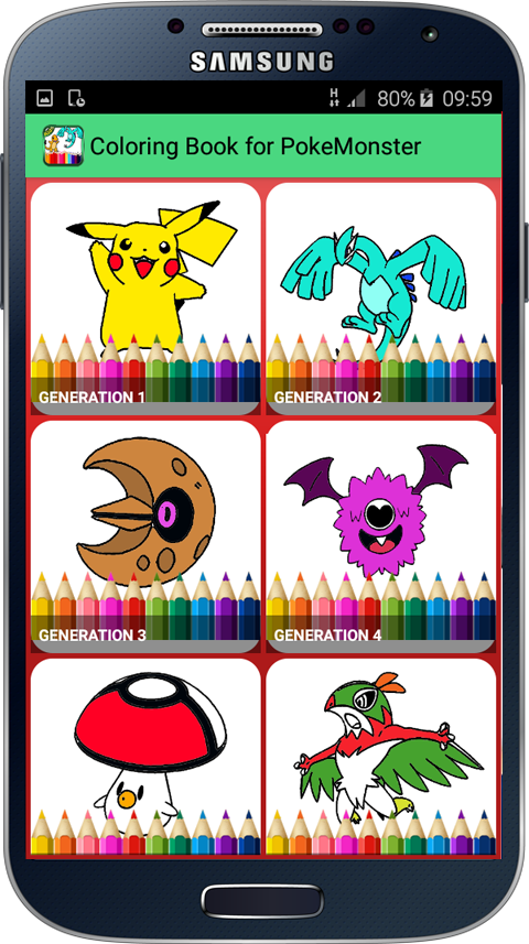 Coloring Book for PokeMonster截图2