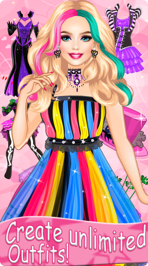 Fashion Stylist Dress Up & Make Up Games截图1