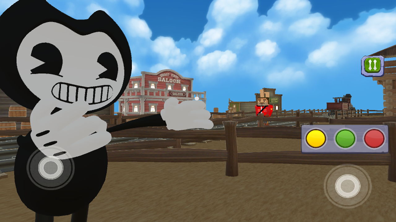 Neighbor and Bendy in Town截图2