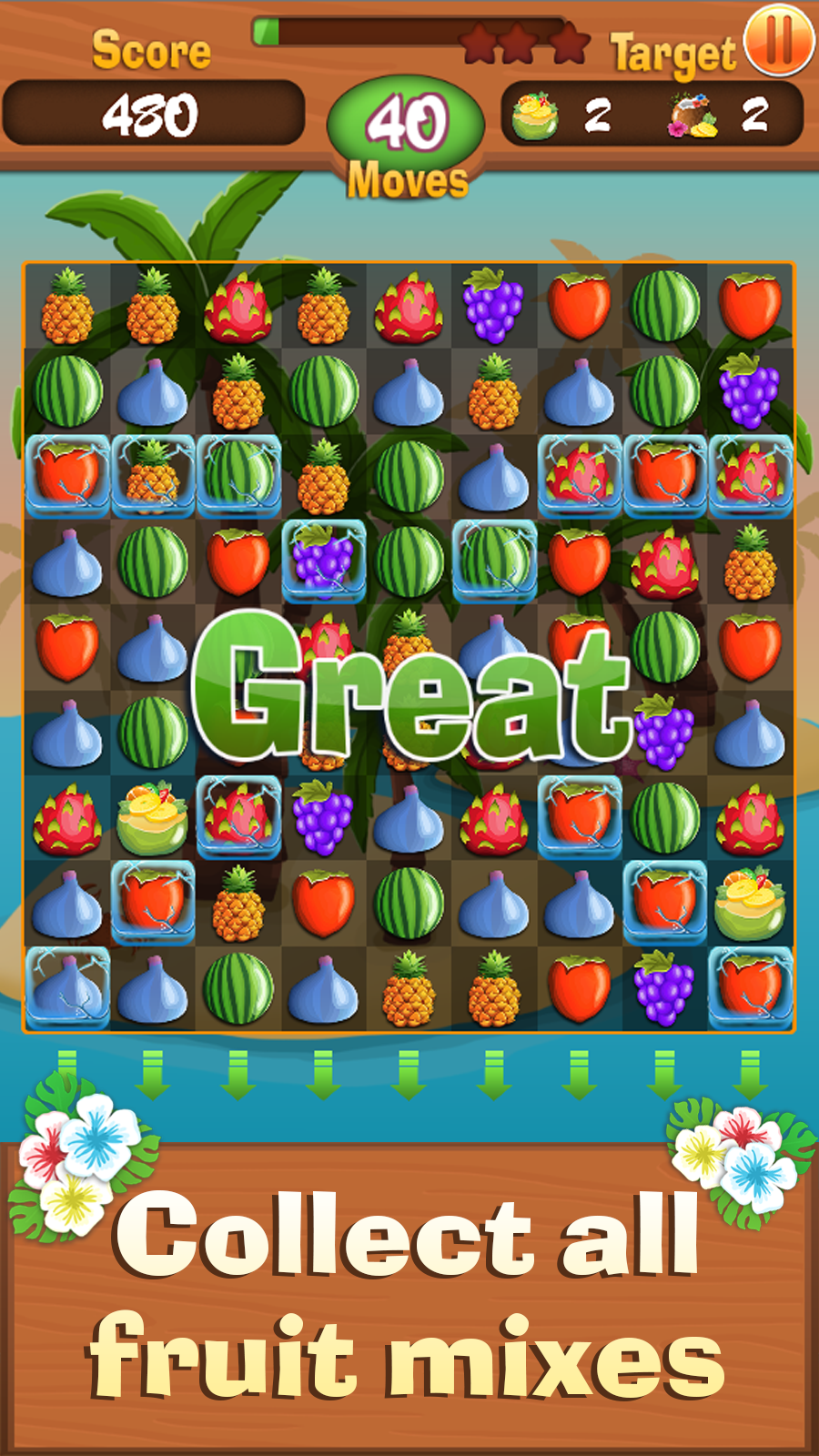 Fruit Rio Splash: Match 3截图5