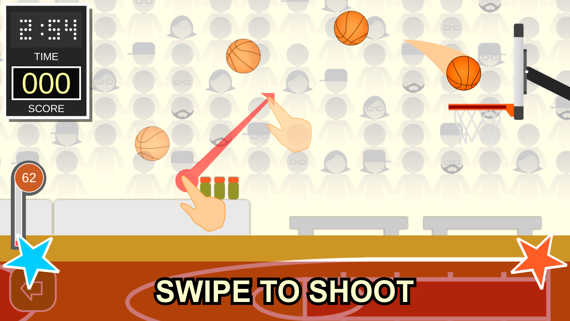 Swipe Shootout: Street Basketball截图1