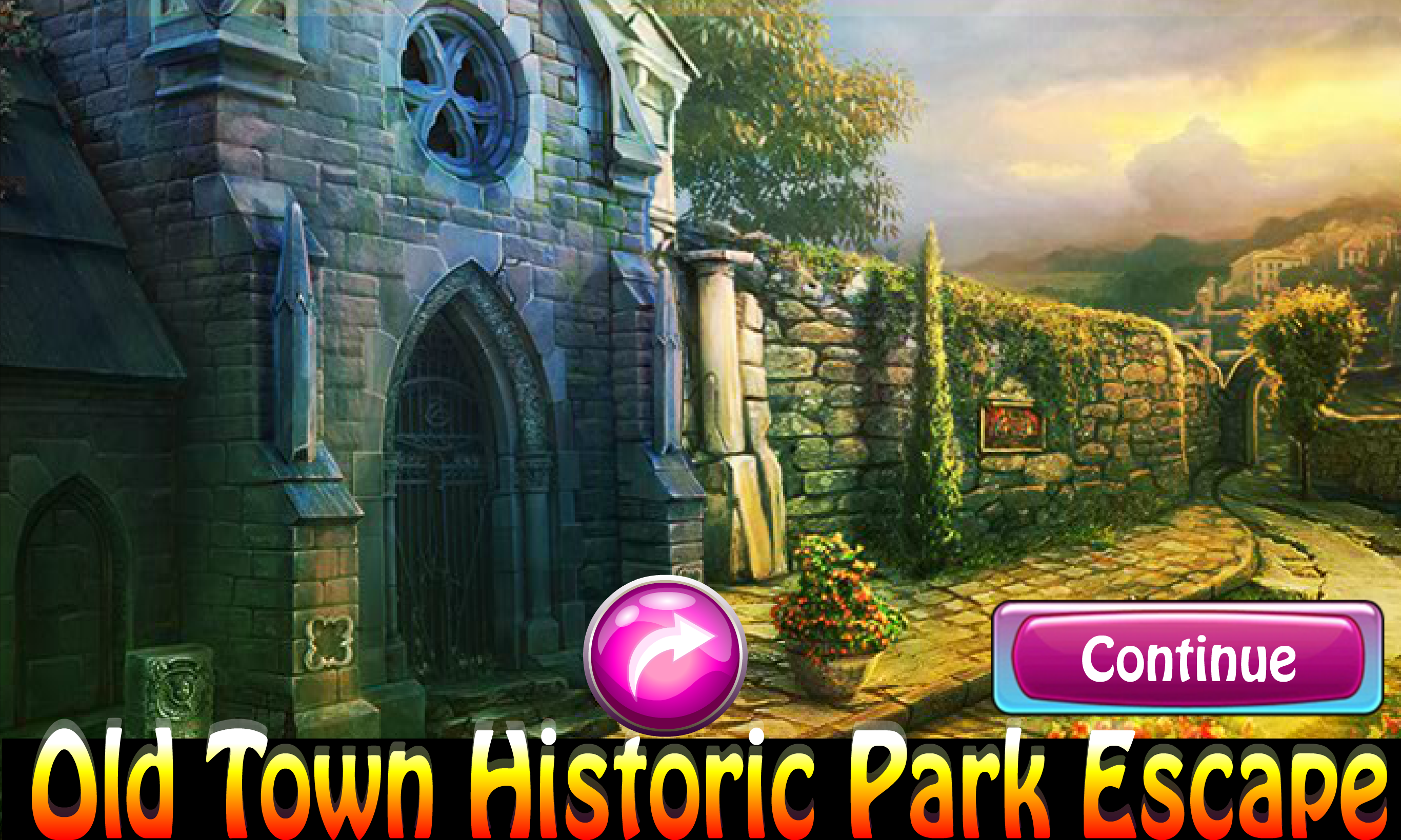 Old Town Historic Park Escape截图1