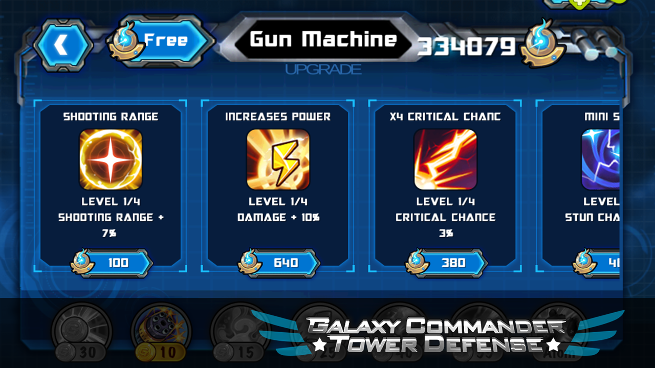 Galaxy Commander Tower defense截图2