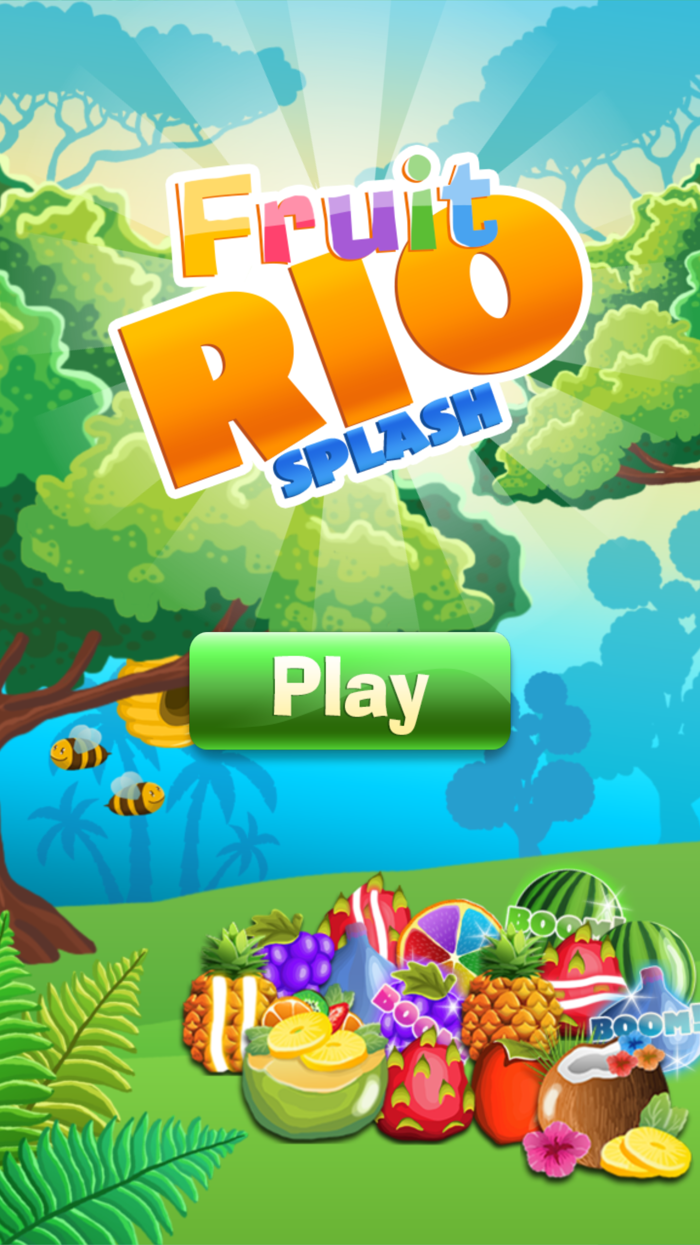 Fruit Rio Splash: Match 3截图4