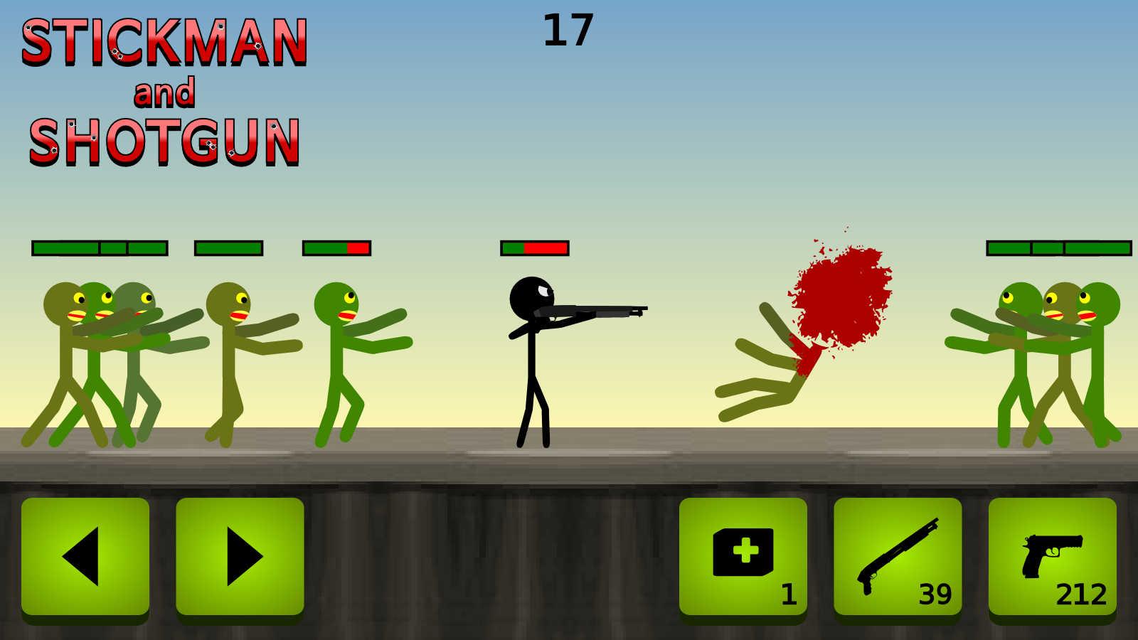 Stickman and Shotgun截图1