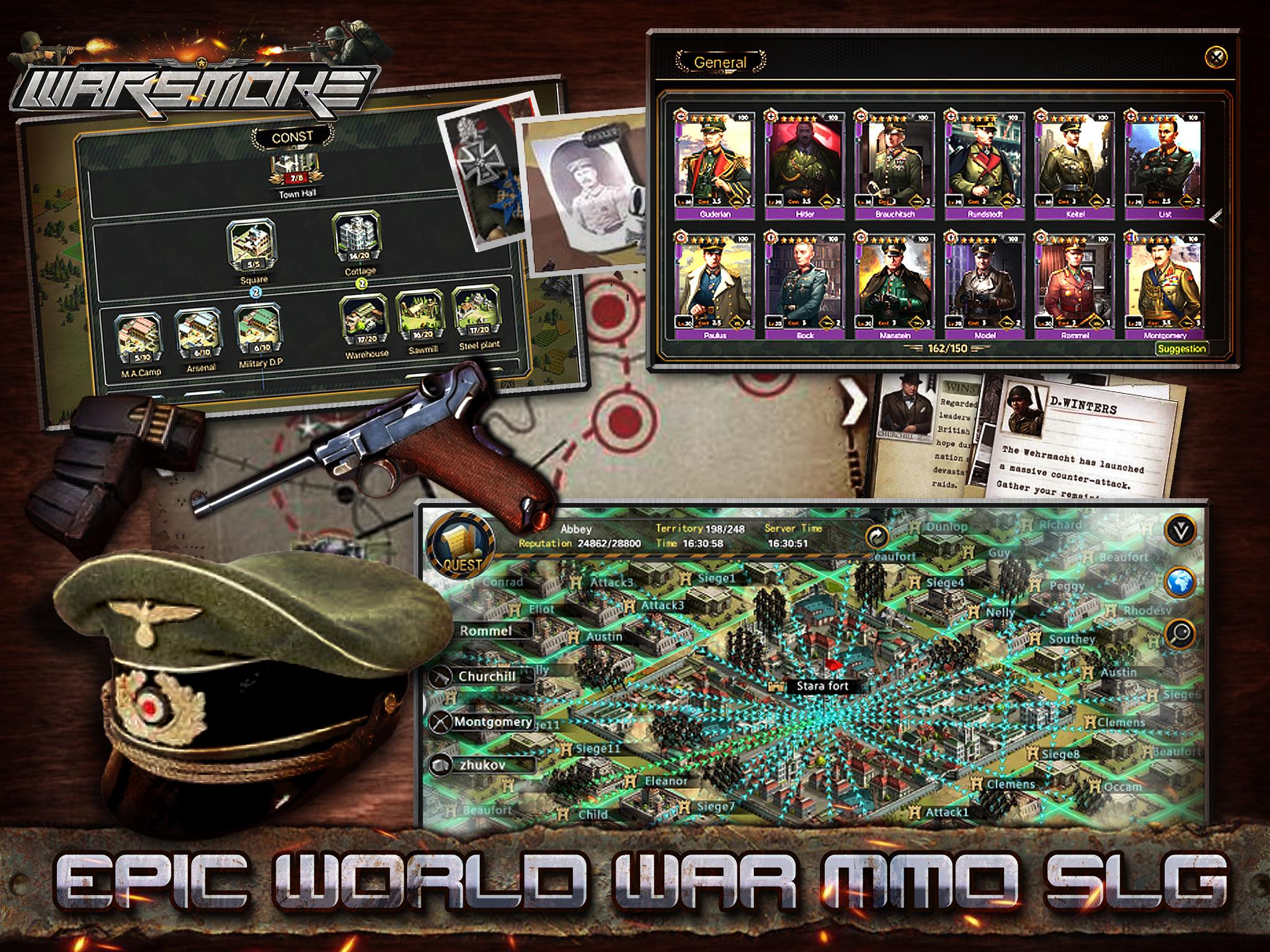 Warsmoke-MMO SLG Game截图4