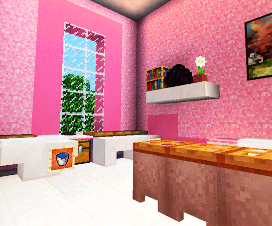 Pink dollhouse games map for MCPE roblox ed.截图4