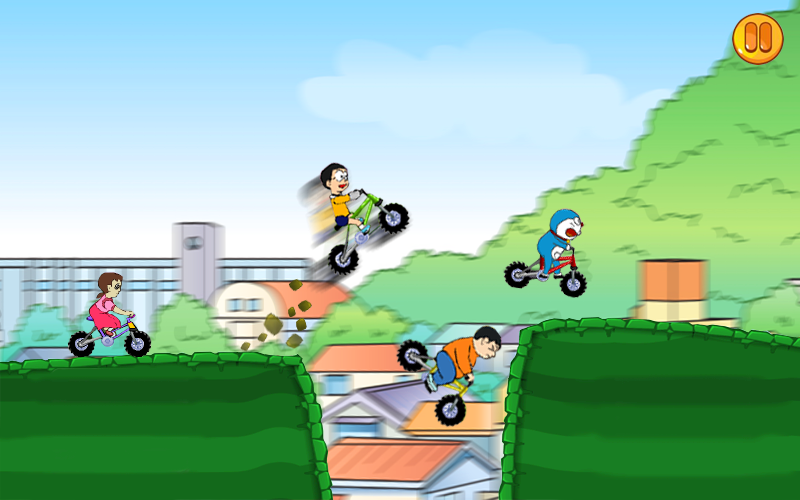 Nobita Bike Race Free截图2