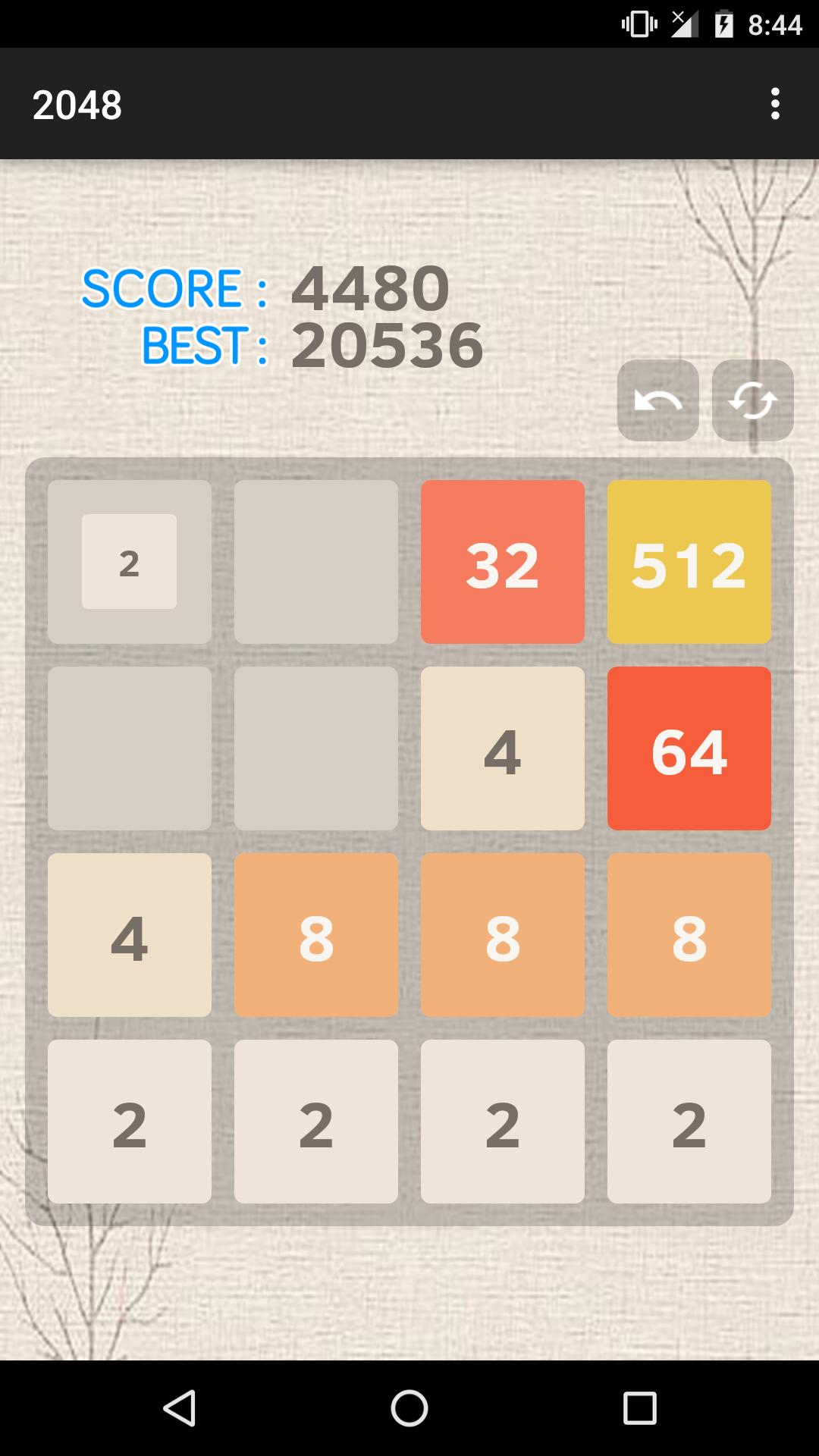 2048 puzzle game free截图4