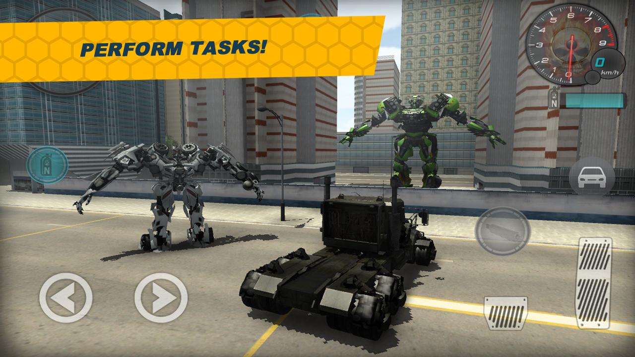 Futuristic Robot Driver 3D截图3