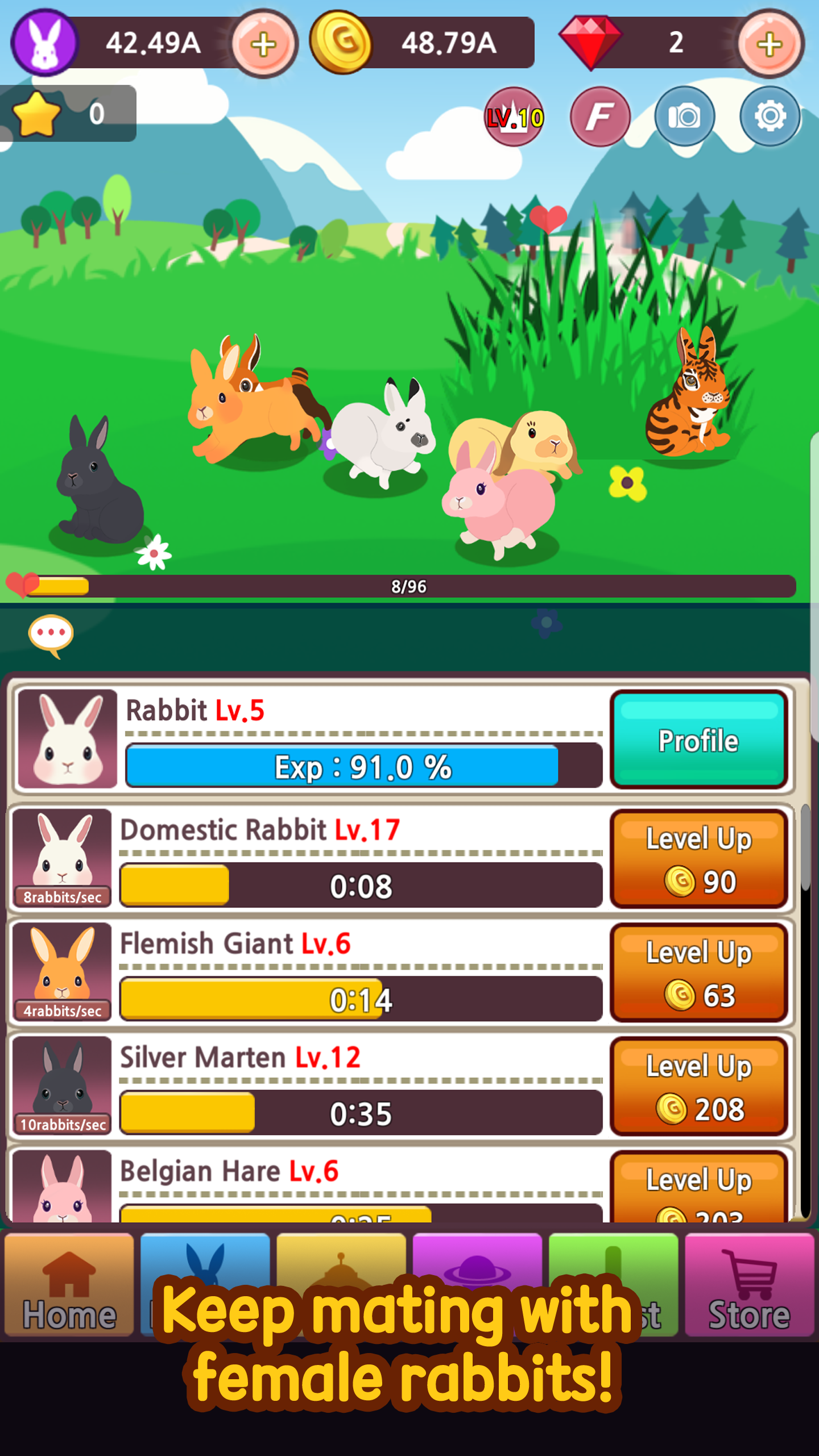 Rabbit Planet:Endless Mating截图3