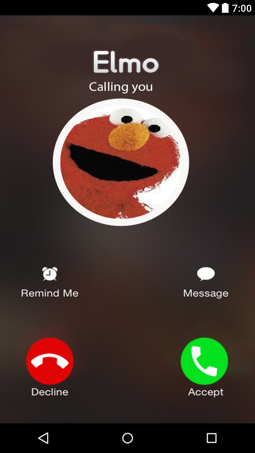 Real Call From Elmo *OMG HE ANSWRED*截图1