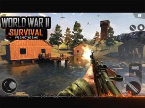 World War II Survival: FPS Shooting Game截图4