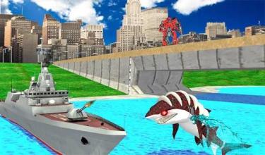 Transformation Robot Shark Game:Shark Simulator截图5