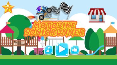 Motorbike Sonic runner 2截图1