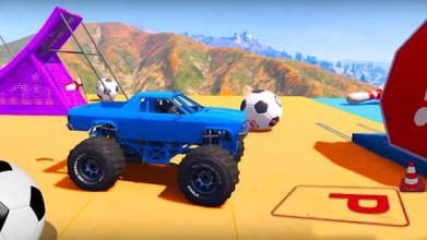 Superheroes Monster Truck Parking: Mega Ramp Games截图5