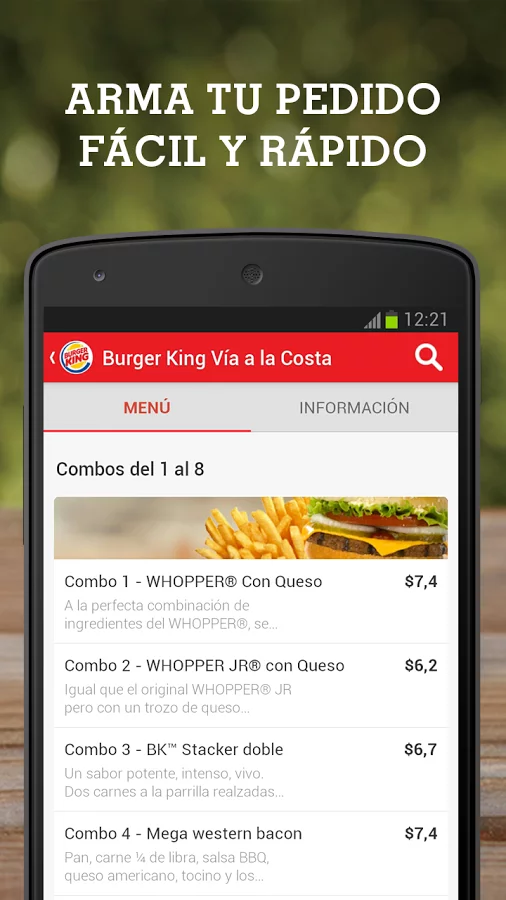 Burger King Ecuador截图2
