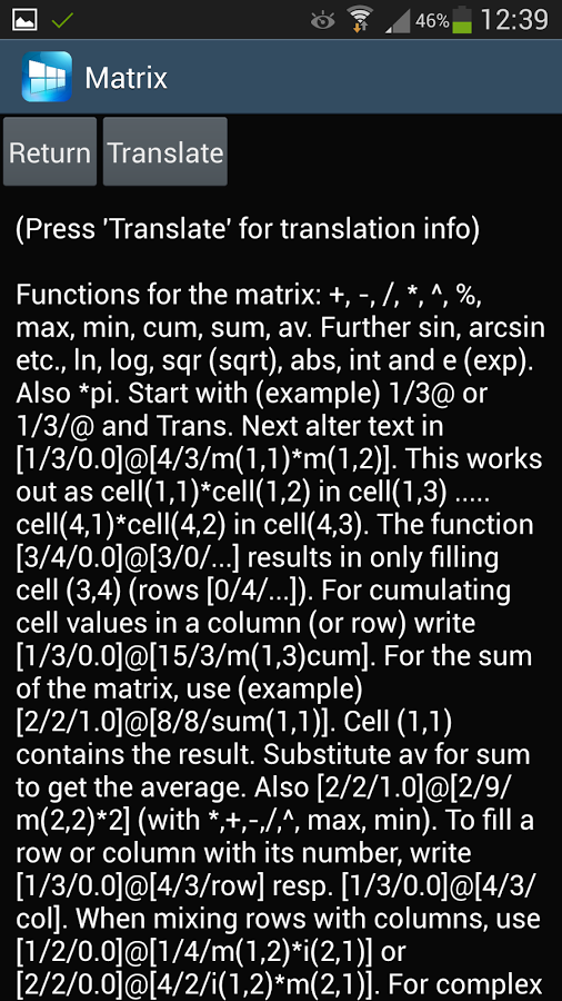 矩阵的科学计算器截图5