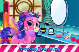 Pink Baby Pony MakeUp & Care Game截图3