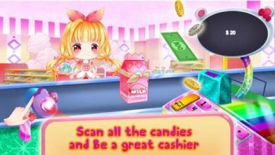 Kids Candy Shop Manager and Cashier Game截图2