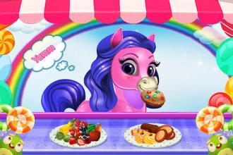 Pink Baby Pony MakeUp & Care Game截图2