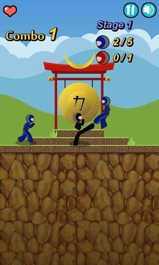 Stickman Ninja Hero截图2