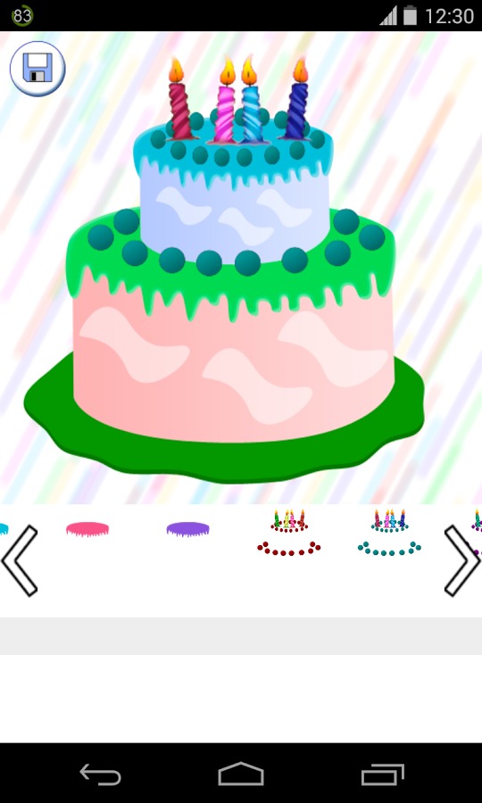 生日蛋糕游戏截图2