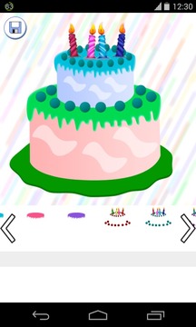 生日蛋糕游戏截图
